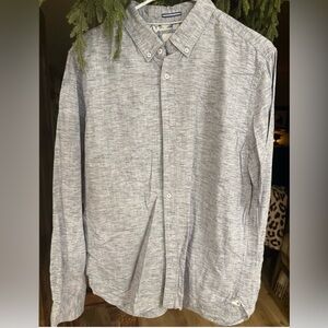 Cactus Men's Light blue Casual Button-Down Shirt